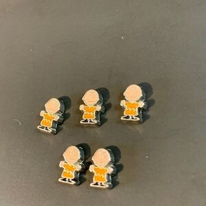 Floating locket charms - Charlie Brown charms